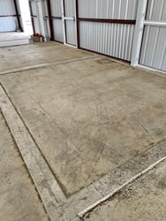 Concrete flooring for stalls 