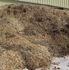 manure and bedding compost pile