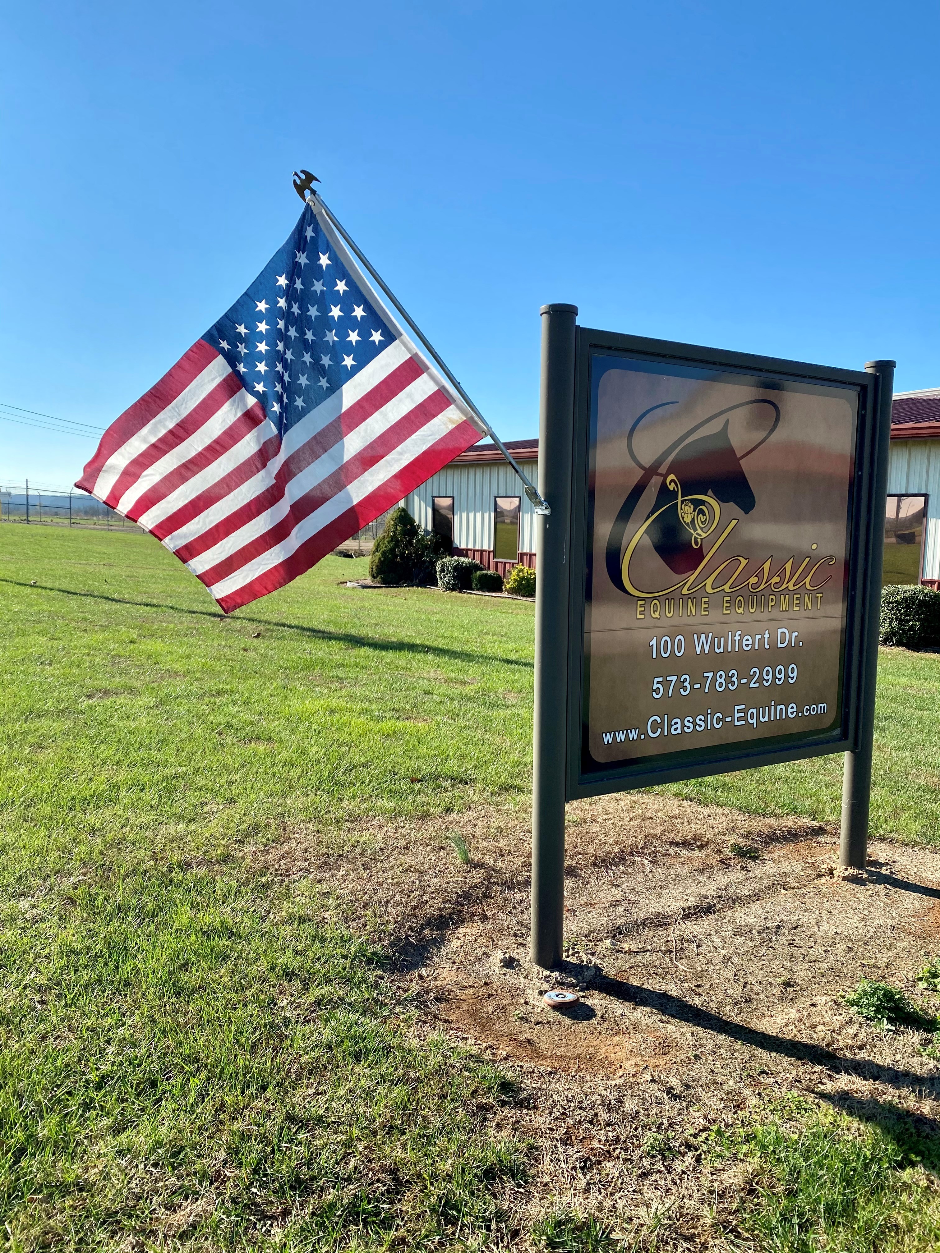 Classic equine Equipment - American Flag